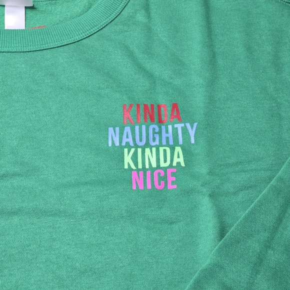 🎄"Kinda Naughty Kinda Nice" plus size holiday sweater. Nwt - Picture 2 of 5